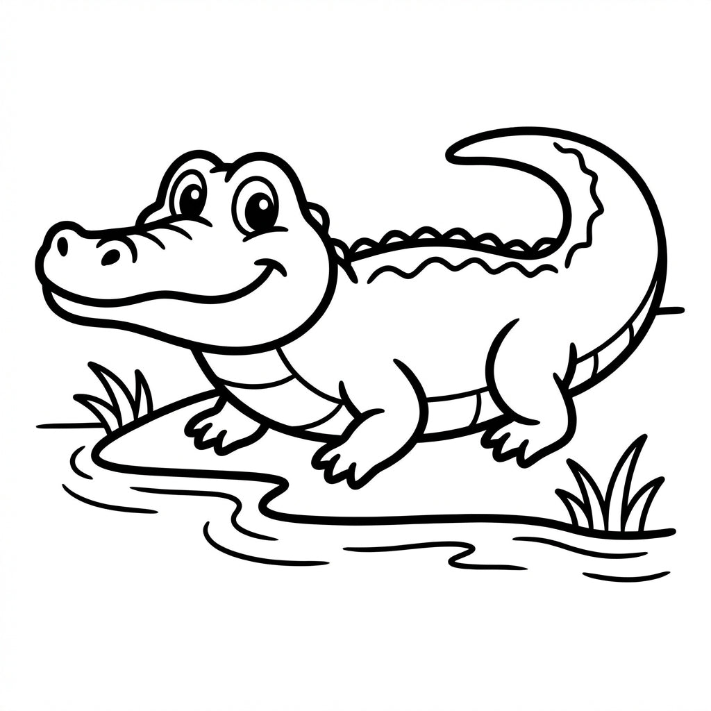 Cute Sea Animals Coloring Book for Kids – Printable PDF
