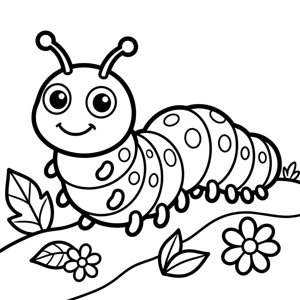 Cute Sea Animals Coloring Book for Kids – Printable PDF
