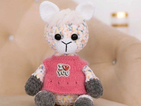 Cute Alpaca Crochet Pattern PDF | Easy Amigurumi Digital Download
