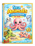 Sea Animals Coloring Book for Kids | Printable PDF