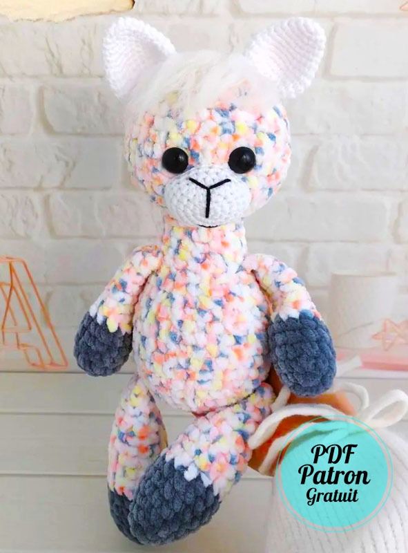 Cute Alpaca Crochet Pattern PDF | Easy Amigurumi Digital Download