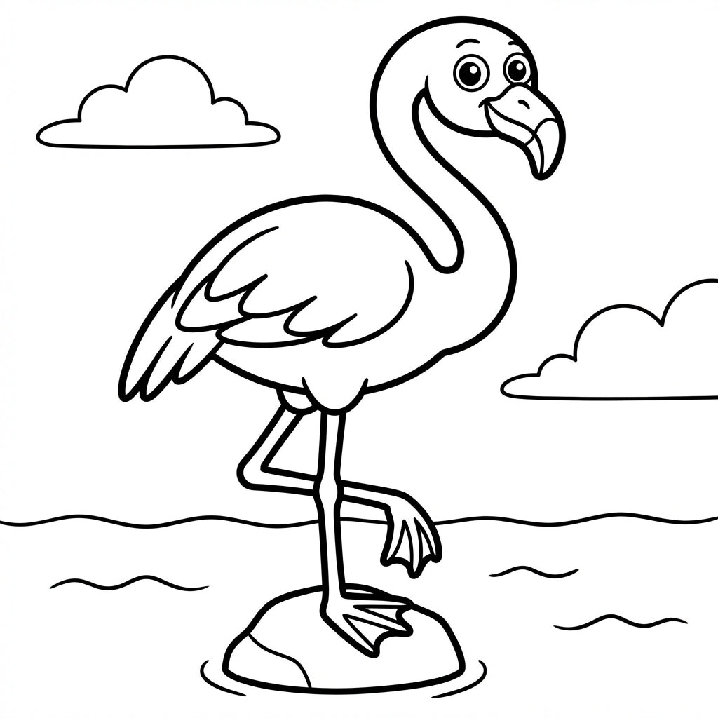 Cute Sea Animals Coloring Book for Kids – Printable PDF