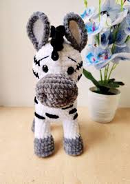 Cute Zebra Crochet Pattern PDF | Easy Amigurumi Digital Download